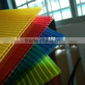 LIGHT!! Clear Twin-Wall Polycarbonate Hollow Sheet thumbnail-1