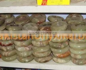 PAKISTAN FACTORY MADE ONYX CIGARETTE ASHTRAY HANDICRAFTS thumbnail-6
