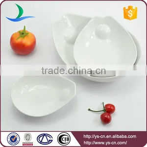 Custom Kitchen White Ceramic Dry Fruit Bowl Wholesale thumbnail-2
