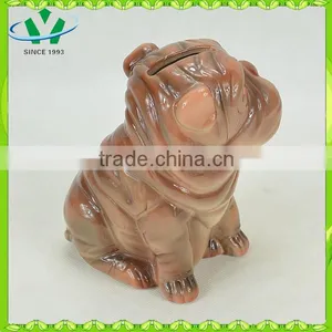 Hot Sale Ceramic Shar Pei Dog Saving Bank thumbnail-2
