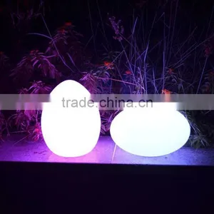 Egg Shape Wireless Induction Charge Water Floating IP68 LED Garden Light Ball With IR/RF/APP Remote Control thumbnail-3