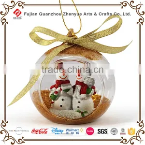 Clear Glass Material Christmas Decoration Ball thumbnail-1