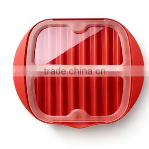Microwave Bacon Maker & Cooker With Lid thumbnail-1