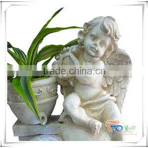 Popular LED Resin Funny Water Fountain With Pot thumbnail-2