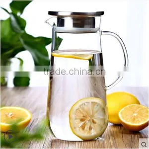 1600ml Clear Glass Water Jug Set With Two Glass Cups thumbnail-5