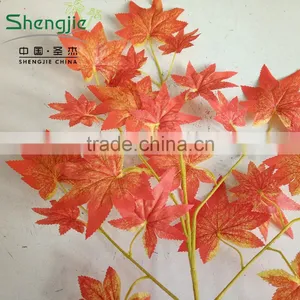 CHY070918 Artificial Red Maple Tree Leaf Craft thumbnail-5