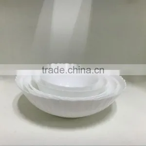 New Opal Tableware Cheap White Ceramic Bowl thumbnail-2
