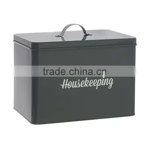 Large Capacity Metal Housekeeper Tool Box Storage Container for Household Use thumbnail-1