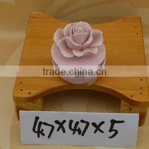 Promotional Gifts Ceramic Jewel Box & Ceramic Trinket Box With Flower Design thumbnail-1