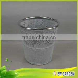 Outdoor Large Size Garden Nonwoven Silver Standing Pot for Plant thumbnail-4