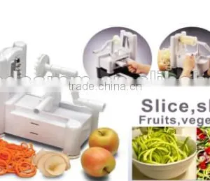 Stainless Steel Spiral Vegetable Slicer Chopper thumbnail-1