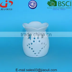 6.5cm Small Glazed Ceramic Wax Melter Oil Burner thumbnail-1