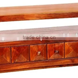 New Design Multi Drawers Wooden TV Stand thumbnail-1