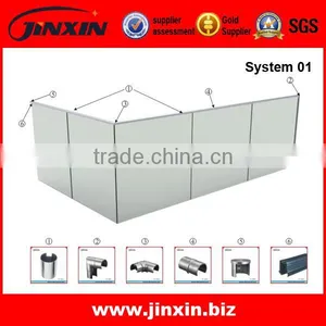 304 Stainless Steel Channel Pipe System/Glass Fence System thumbnail-1