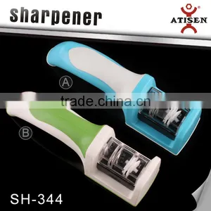 2 Step Pocket Knife Sharpener, Course/Fine, For Straight Edge Knives thumbnail-1