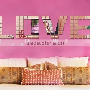 Collocation Photo Wall Stickers,DIY Golden Mosaic 3d Wallpaper for Wall Stickers thumbnail-2