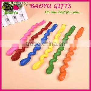 Factory Direct Selling Inflatable Natural Latex Twist Balloon Magic Rocket Balloon Long Shape Party Balloon thumbnail-1
