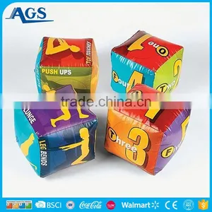 Factory Educational Toys Inflatable Dice in Various Colors thumbnail-1