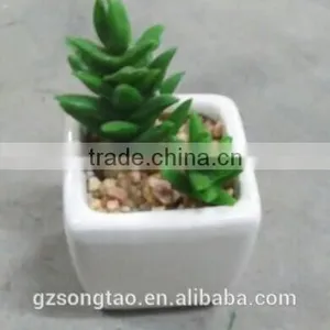 Wholesale Handmade Succulent Artificial Small Potted Plant thumbnail-3