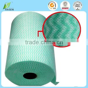 High Quality Wood Pulp Spunlace Nonwoven Fabric Jumbo Roll/cleaning Product/cleaning Tool thumbnail-1