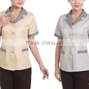 Classic Design Hotel Housekeeping Uniform for Women thumbnail-1
