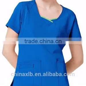 Fabric for Surgical Uniform, Scrub Set, Bright Blue thumbnail-4