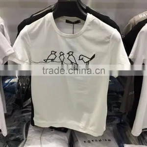 GZY Guangzhou Stock Lots Linen Fabric Breathable Soft T-shirt for Man Wholesale thumbnail-1