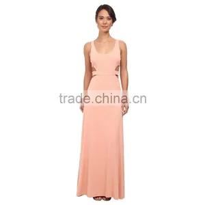 Latest Designs Knee Length Dresses Silk Evening Wedding Gown Dress thumbnail-1