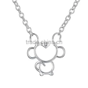 Zinc Alloy Material Simple Hollow Deer Sheep Pendant Choker Necklace thumbnail-5