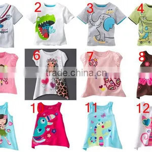 New Arrival Baby Girls and Boys Cartoon Short Sleeve t Shirts Kids Cartoon Summer Tops Children Jumping Beans T-shirts thumbnail-1