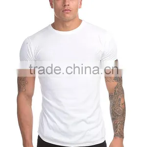 Black Slim Fit t Shirt Bulk Sale, Mens Slim Fit t Shirt Gym t Shirt thumbnail-3