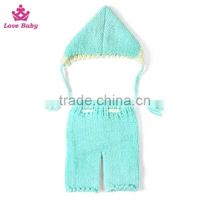 Handmade Knitted Crochet Sets Infant Newborn Baby Photo Props LBP20160218-30 thumbnail-2