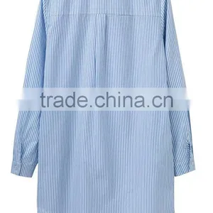 Runwaylover EY2328B 2017 Lastest Styles Fashion Design Ladies Long Loose Blouse thumbnail-3