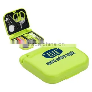 Travel Sewing Kit - Has a Mini Scissors, Needles, Pins, Tweezers and Comes With Your Logo thumbnail-3