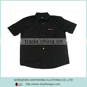 100% Cotton Woven Fabric Men's Work Shirts Custom thumbnail-1