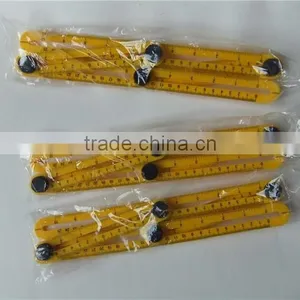 Plastic Activity Multi-Angle Measuring Ruler Stainless Steel General Template Angle Ruler Tool thumbnail-3