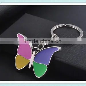 Butterfly Keychains Novelty Metal Keyrings Gift thumbnail-2