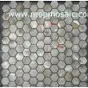 River Shell Mosaic Chip in Hexagon Shape thumbnail-1