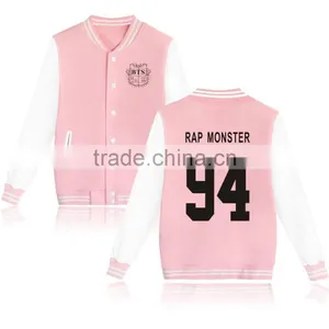Kpop BTS In Bloom Sweatershirt Sweater Jung Kook Hoodie Bsaeball Uniform thumbnail-6