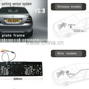 Waterproof Night Vision European Number Plate Car Rear View Camera thumbnail-5