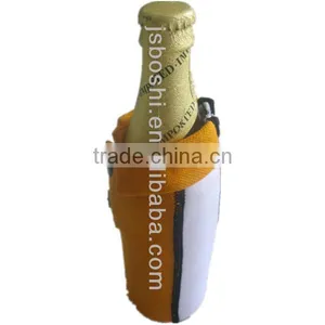 New Style Neoprene Bottle Cover With Zipper and Button thumbnail-1