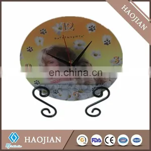 Blank Glass Clock, White Sublimation Coating, Tempered Glass thumbnail-4