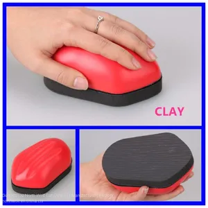Clay Pad With Hand Holder Red Color thumbnail-5
