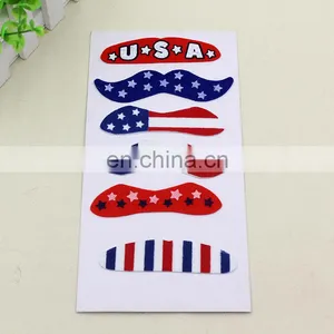 USA Fans Promotion Beard Party Fake Mustache thumbnail-1