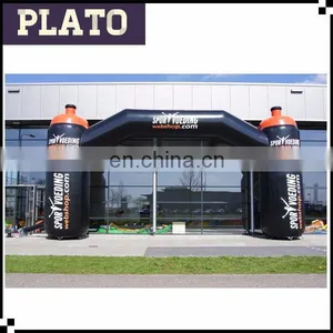Commercial Inflatable Black PVC Bidon Arch for Outdoor Advertising thumbnail-1
