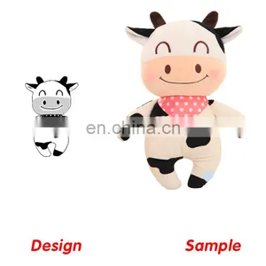 Plush Toys Cow Doll Simulation Boys and Girls Gift Creative Stuffed Toy thumbnail-3