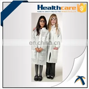 Disposable Nonwoven Visit Gown,Lab Coat thumbnail-1
