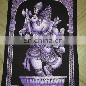 Hindu Prints BATIK PRINTED WALL TAPESTRY FROM INDIA LOT OF 50 PCS thumbnail-5