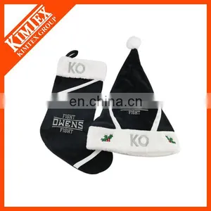 2015 Good Quality Wholesale Black Unique Santa Christmas Stockings thumbnail-1