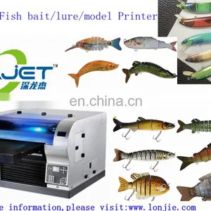 SLJET 3d Metal Fishing Fish Lure Flatbed Inkjet uv Printer Printing Machine thumbnail-1